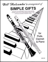 SIMPLE GIFTS FLUTE/ CLARINET/ PIANO cover
